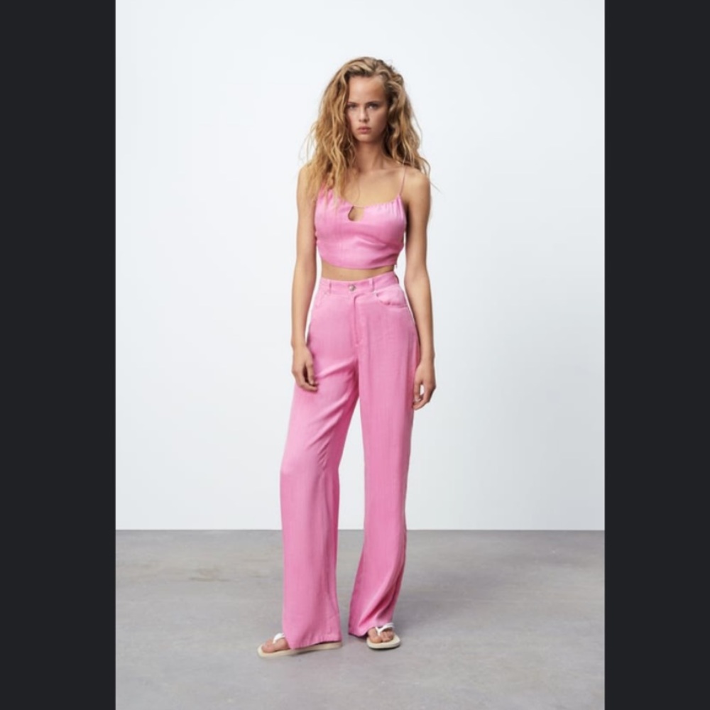 NWT Zara crop top & pants